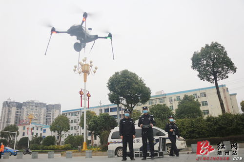 嚴防聚集 靖州公安啟用 空中哨兵